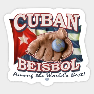 Cuban Baseball Among the Worlds Best Sticker